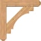 Ekena Millwork Merced Craftsman Smooth Bracket w/ Offset Brace, Western Red Cedar, 7 1/2"W x 36"D x 36"H BKT0806X36X36MRC04SWR - alternate 2